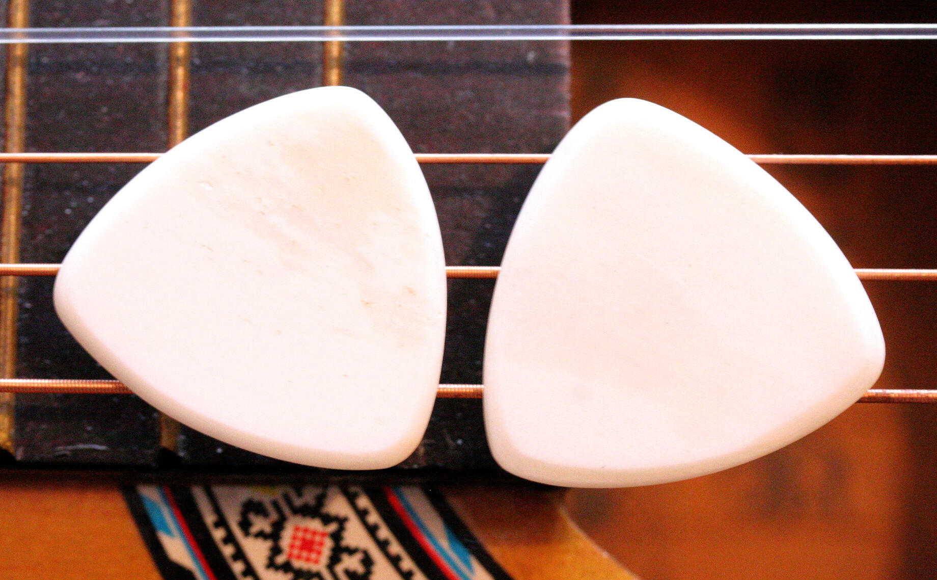 Bone plectrum deals